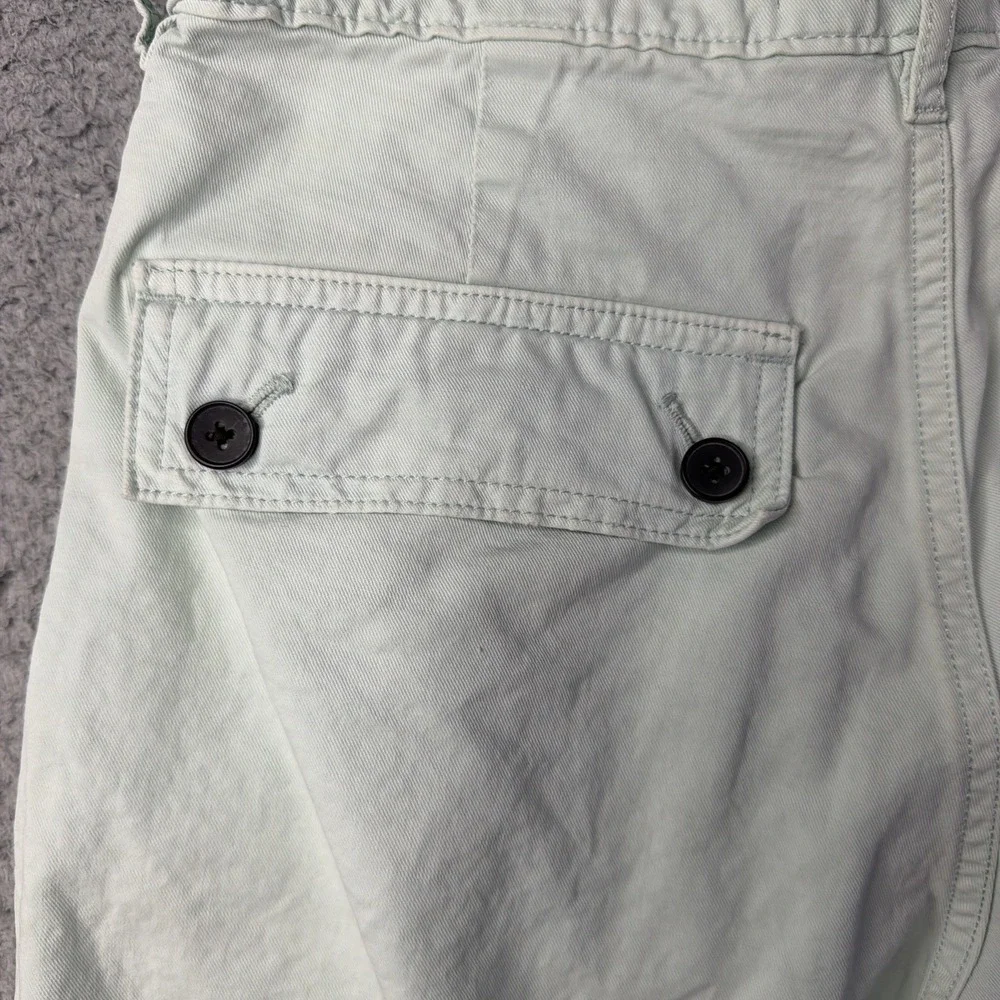Everlane 4 Tourist Shorts Ice Blue High Rise Rolled Hem Summer Travel Comfort